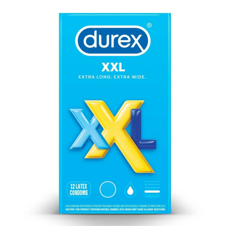 Durex XXL超寬巨龍安全套 - 12片