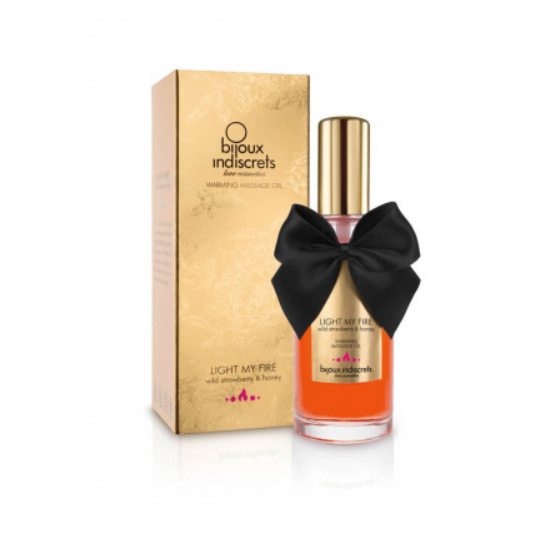 Bijoux Indiscrets草莓蜂蜜熱感刺激按摩油 - 100ml