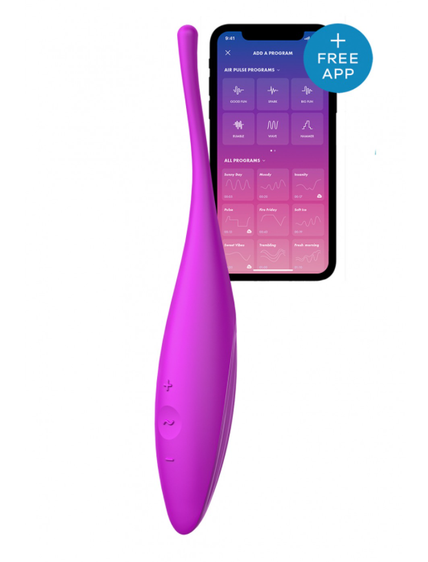 Satisfyer 陰蒂刺激防水旋轉震動棒 - 紫色