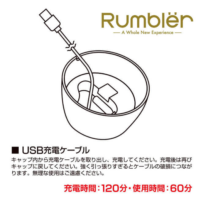 Rumbler電動震動飛機杯 - 錐體/摺紋