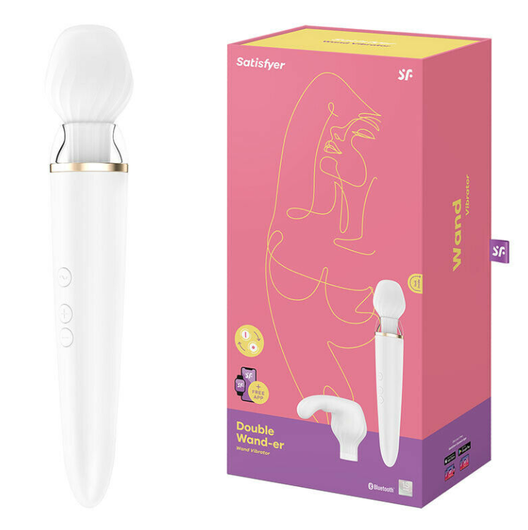 Satisfyer 雙重刺激防水AV按摩棒