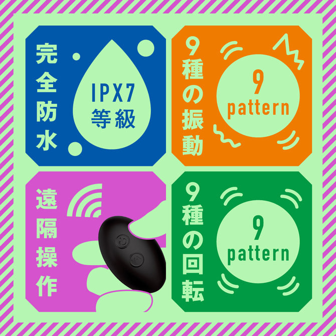 PxPxP 墮落快感後庭旋轉震動器