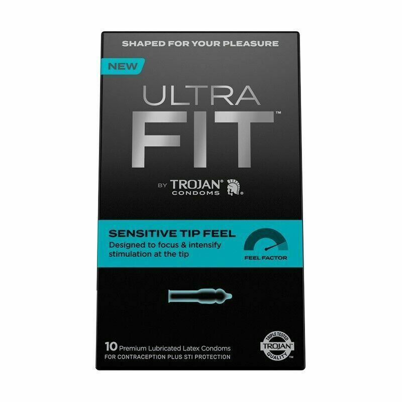 Trojan Ultra Fit 更舒服貼合安全套 - 10片