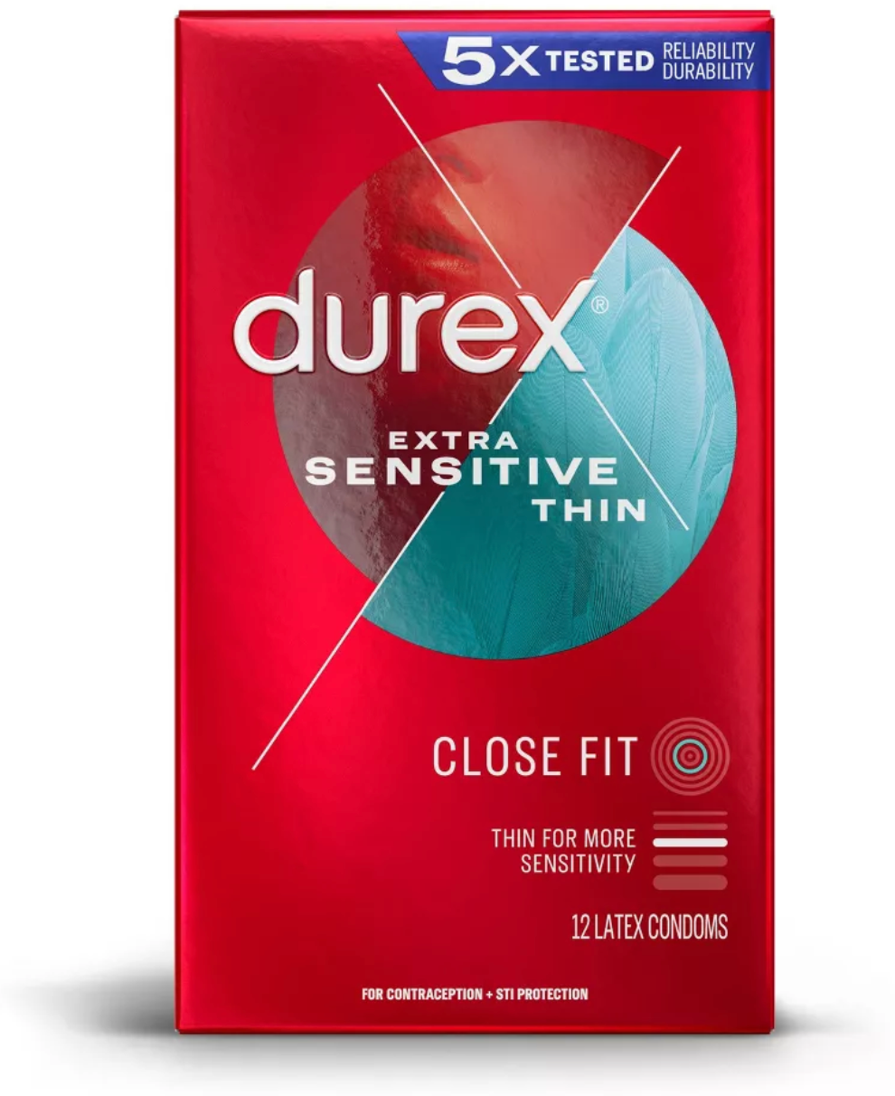 Durex Extra Sensitive乳膠超薄安全套 - 12片