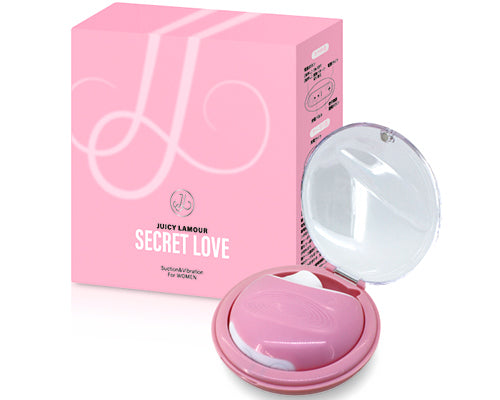 Secret Love 鏡盒陰蒂吸啜器 - 藍/粉色