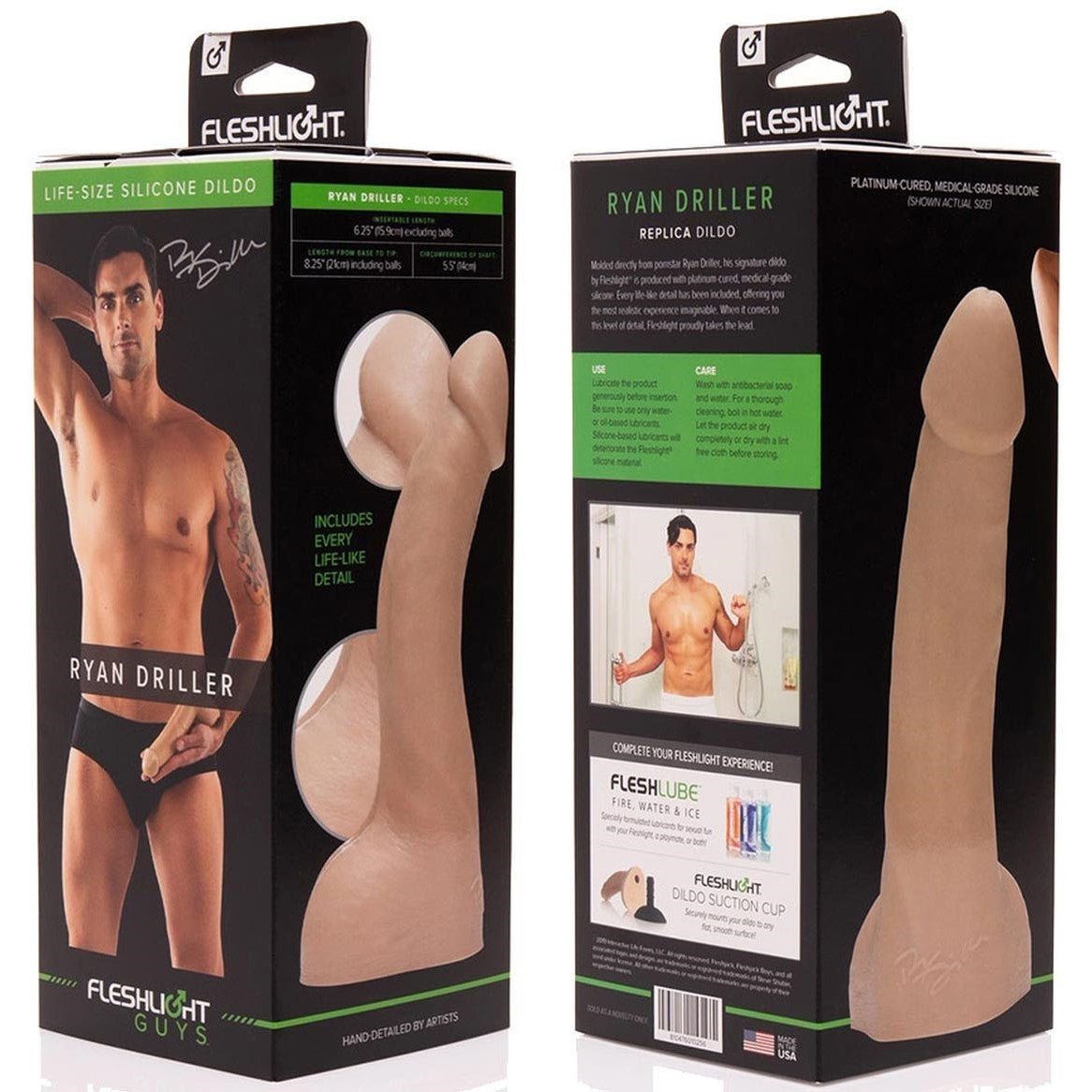 Fleshlight Ryan Driller逼真陽具