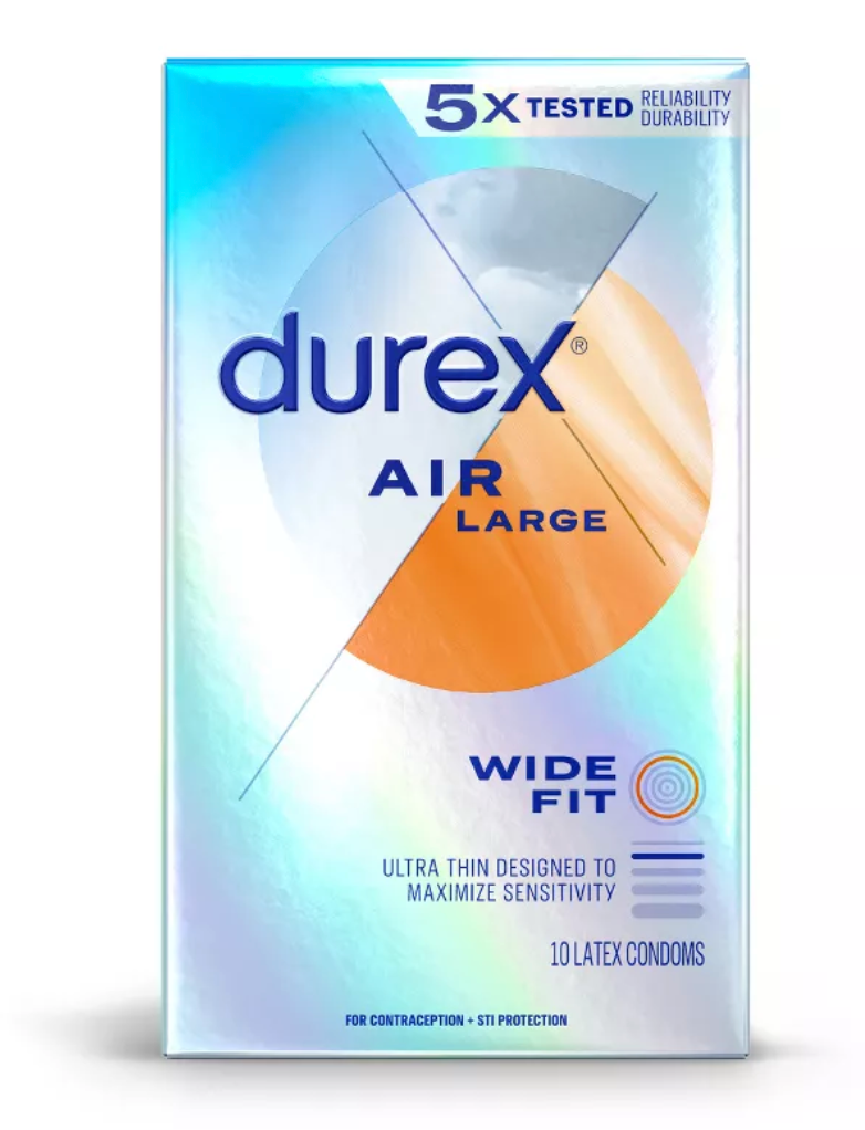 Durex Air大碼貼身超薄安全套 - 10片