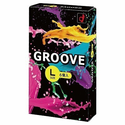 岡本 Groove 雙潤滑貼合大碼安全套 - 6片