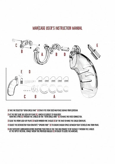 ManCage 3.5寸高級貞操鎖