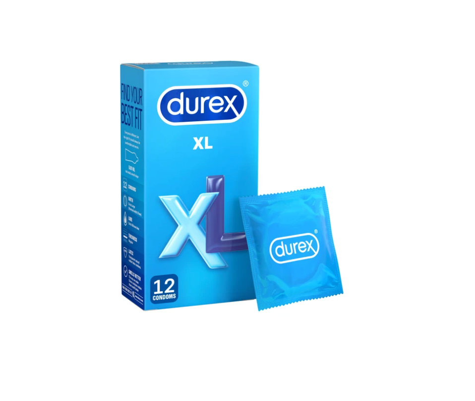 Durex 加倍潤滑大碼安全套 (36mm) - 12片