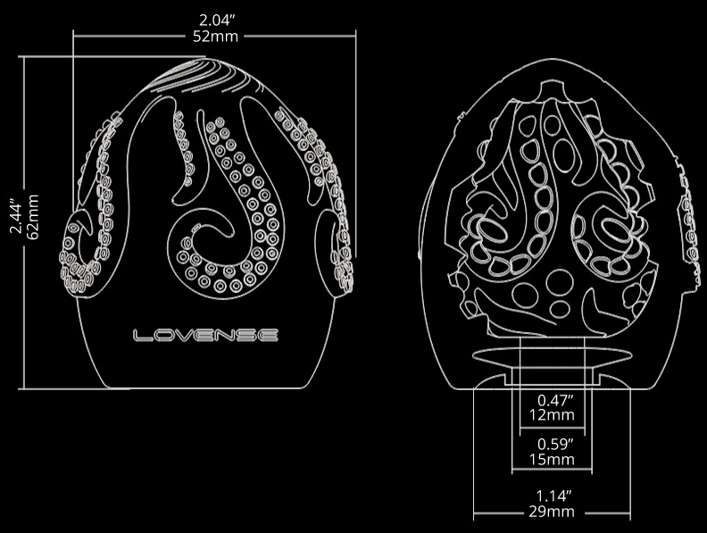 Lovense Kraken 捕捉多款式野生飛機蛋 (隨機款)