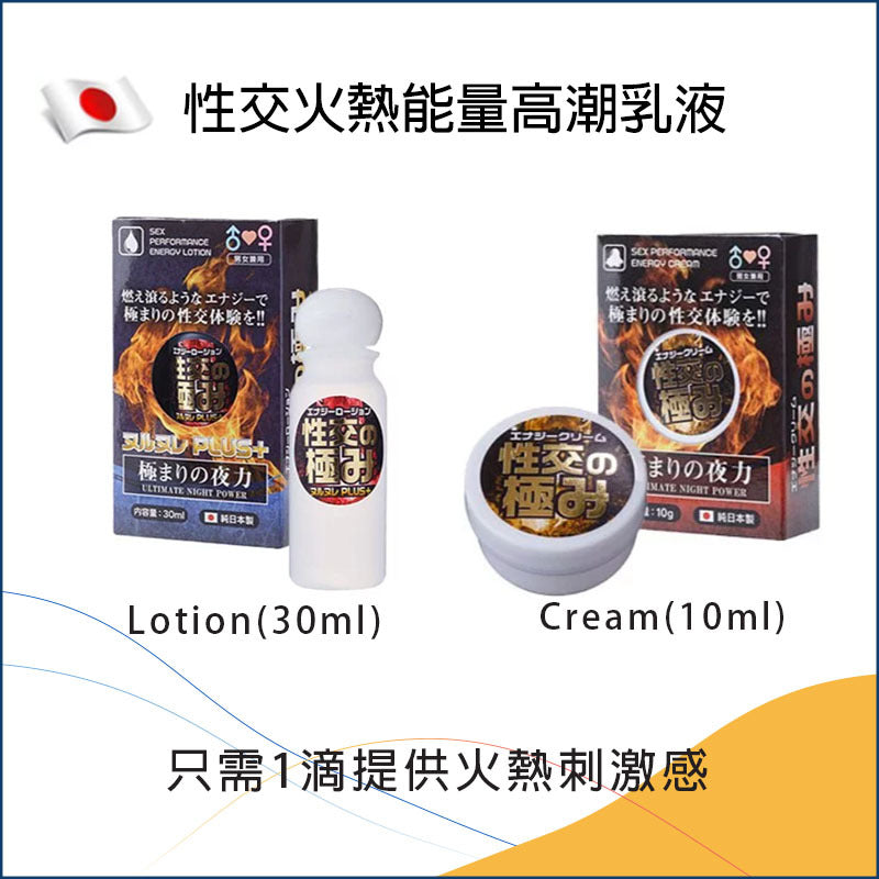 性交火熱能量高潮乳液 - 10/30ml