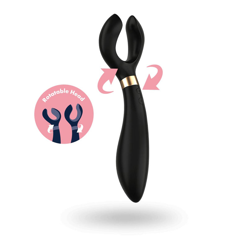 Satisfyer Partner Multifun 3共震棒 - 黑/藍/白色