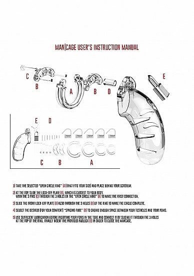 ManCage  3.5寸低過敏貞操鎖