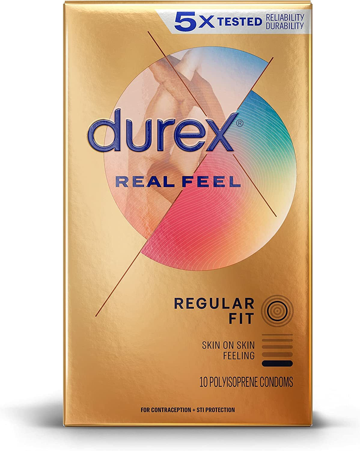 Durex  Real Feel合成橡膠安全套  － 10片