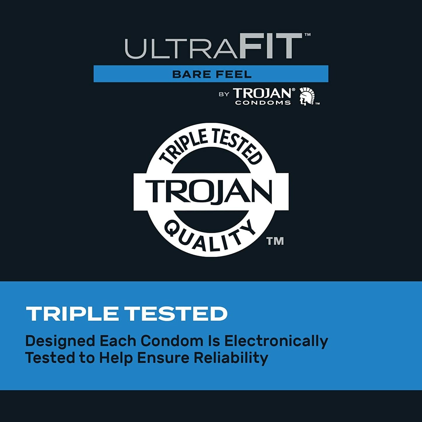 Trojan Ultra Fit自然裸感安全套 - 10片