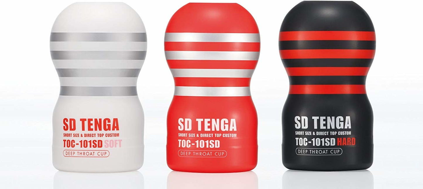 Tenga 深喉嚨飛機杯(細版）- 紅/黑/白色