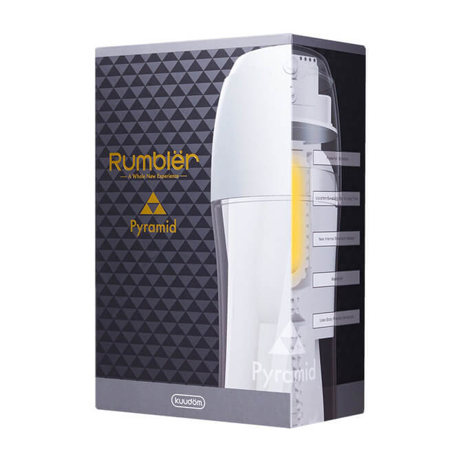 Rumbler電動震動飛機杯 - 錐體/摺紋