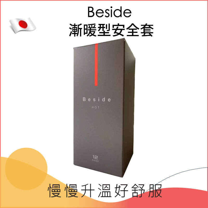 Beside漸暖型安全套 - 12片