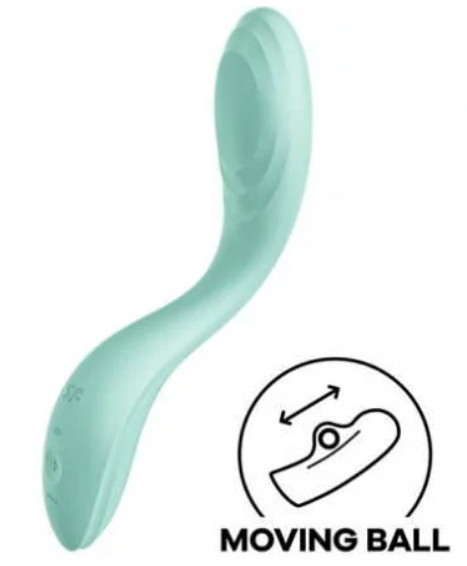 Satisfyer 滾動樂快感震動器 - 粉綠色 / 白色